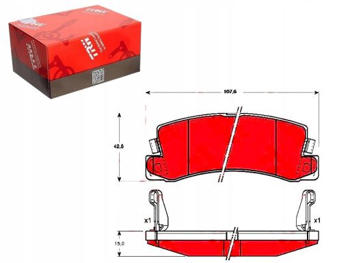 Klocek Hamulcowy Kpl. Gdb3164