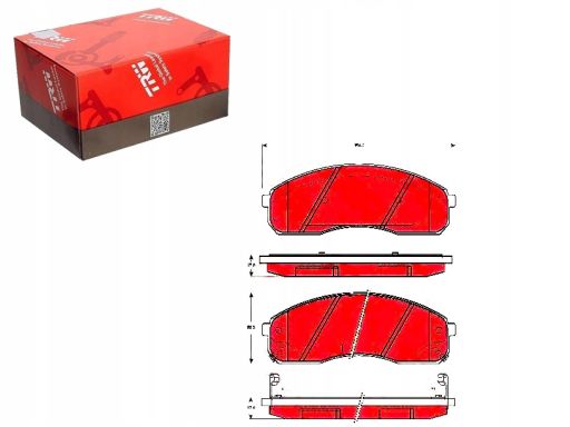 Klocek Hamulcowy Kpl. Gdb3301