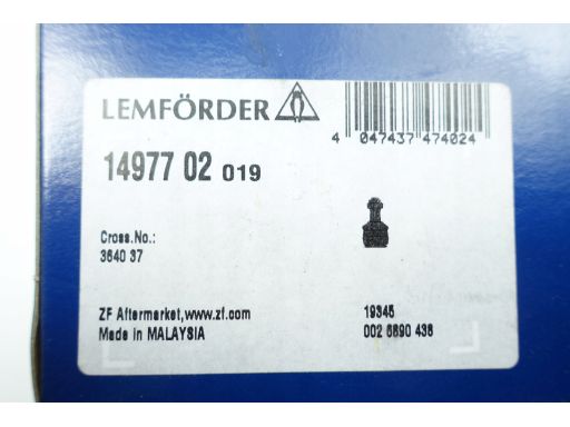 14977 02 Sworzeń Wahacza Lemförder