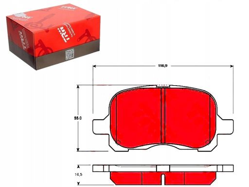 Klocek Hamulcowy Kpl. Gdb3204