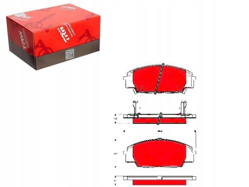 Klocek Hamulcowy Kpl. Gdb3250