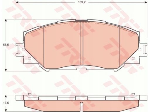Klocek Hamulcowy Kpl. Gdb3425
