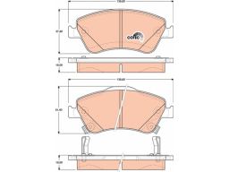 Klocek Hamulcowy Kpl. Gdb3481