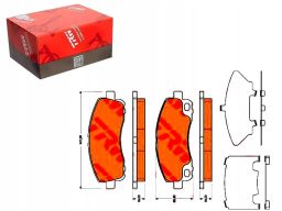 Klocek Hamulcowy Kpl. Gdb3487