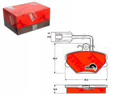 Klocek Hamulcowy Kpl. Gdb852