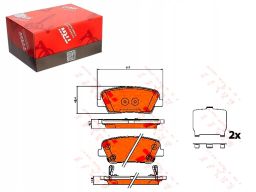 Klocek Hamulcowy Kpl. Gdb3624