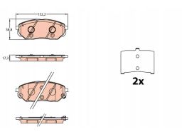 Klocek Hamulcowy Kpl. Gdb3638