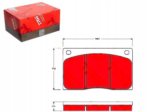 Klocek Hamulcowy Kpl. Gdb585