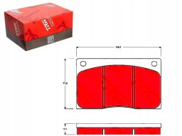 Klocek Hamulcowy Kpl. Gdb585