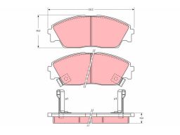 Klocek Hamulcowy Kpl. Gdb763