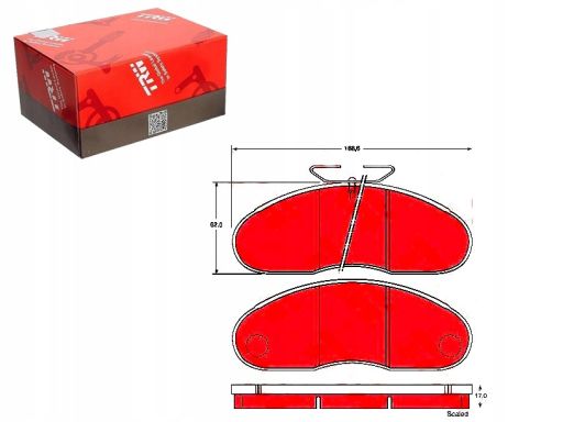 Klocek Hamulcowy Kpl. Gdb948