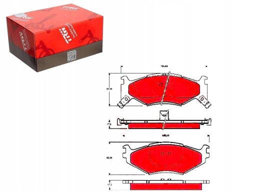 Klocek Hamulcowy Kpl. Gdb1157