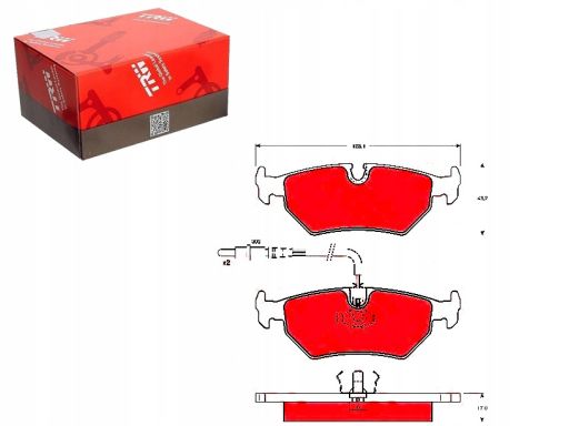 Klocek Hamulcowy Kpl. Gdb1258