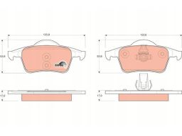 Klocek Hamulcowy Kpl. Gdb1389