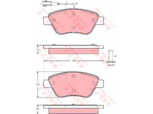 Klocek Hamulcowy Kpl. Gdb1482