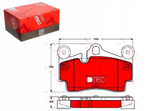 Klocek Hamulcowy Kpl. Gdb1653Dte
