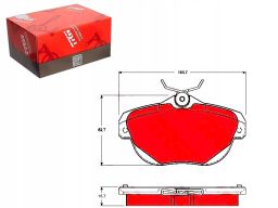 Klocek Hamulcowy Kpl. Gdb1664