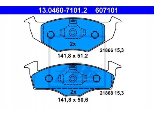 Klocek Hamulcowy Kpl. 13.0460-7101.2