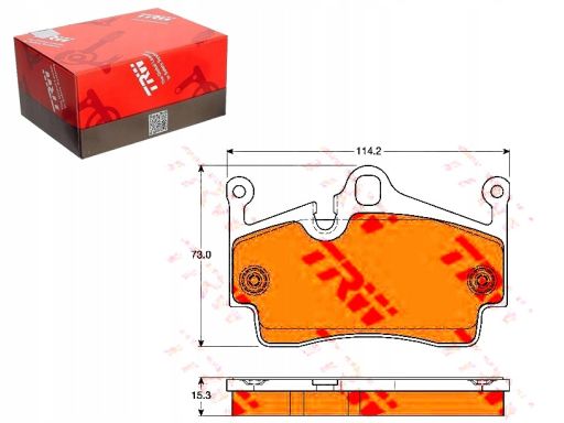 Klocek Hamulcowy Kpl. Gdb1961
