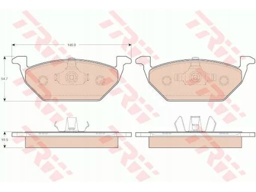 Klocek Hamulcowy Kpl. Gdb1984