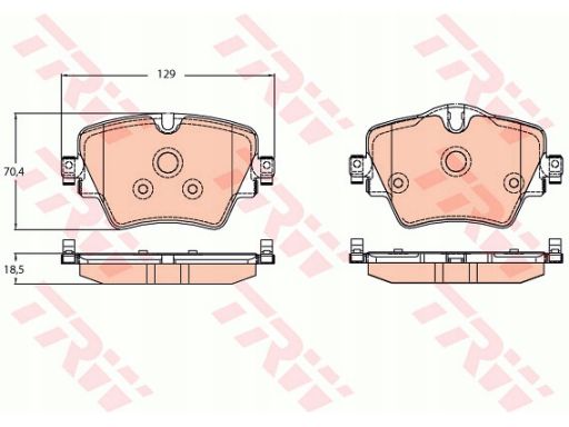 Klocek Hamulcowy Kpl. Gdb2098