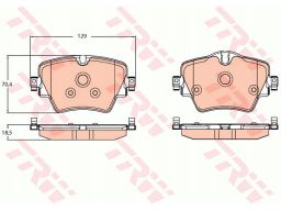 Klocek Hamulcowy Kpl. Gdb2098