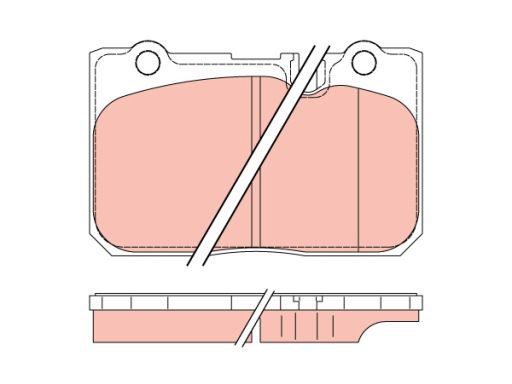 Klocek Hamulcowy Kpl. Gdb3226