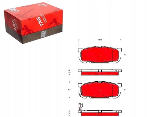 Klocek Hamulcowy Kpl. Gdb3303