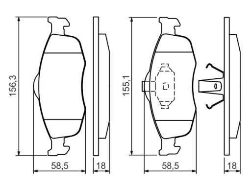 Klocek Hamulcowy Kpl. 0 986 460 969