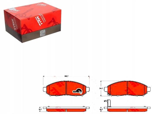 Klocek Hamulcowy Kpl. Gdb3404