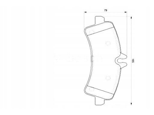 Klocek Hamulcowy Kpl. 0 986 494 122