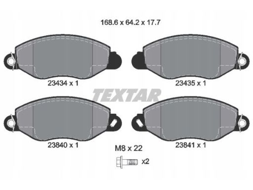 Klocek Hamulcowy Kpl. 2343401