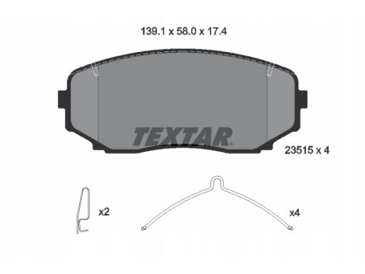 Klocek Hamulcowy Kpl. 2351503