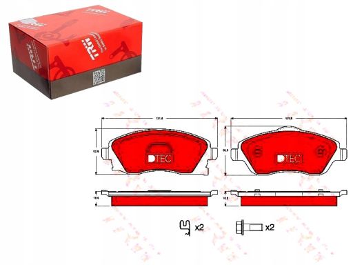 Klocek Hamulcowy Kpl. Gdb1570Dte