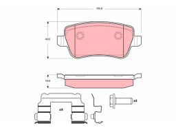 Klocek Hamulcowy Kpl. Gdb1638