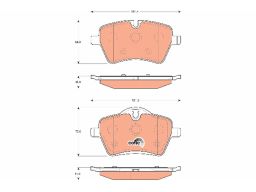 Klocek Hamulcowy Kpl. Gdb1712