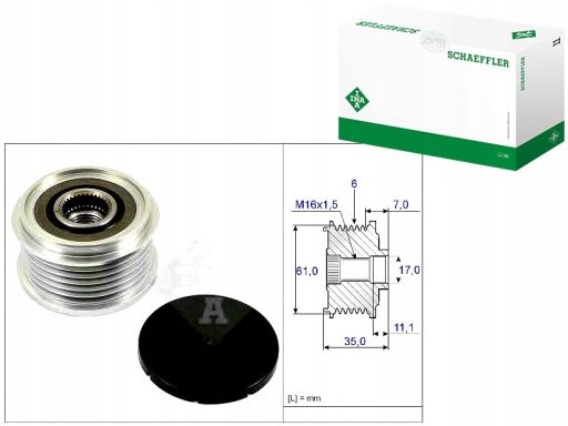 Sprzęgło Jednokierunkowe Alternatora 535 0022 10