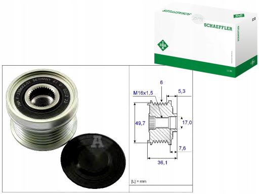 Sprzęgło Jednokierunkowe Alternatora 535 0134 10