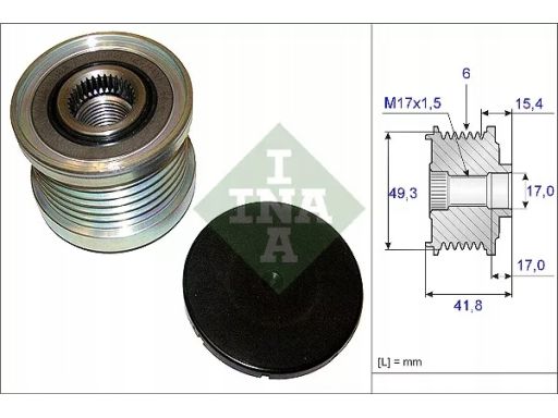 Sprzęgło Jednokierunkowe Alternatora 535 0193 10