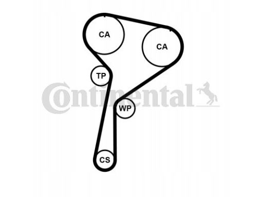 Zestaw Paska Rozrządu + Pompa Cieczy Chł Ct1184Wp1