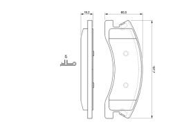 Klocek Hamulcowy Kpl. 0 986 424 823