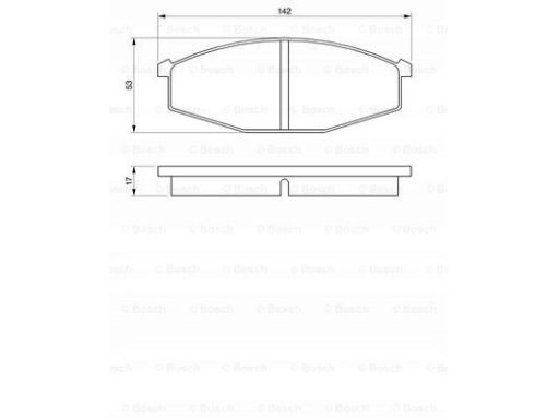 Klocek Hamulcowy Kpl. 0 986 468 630