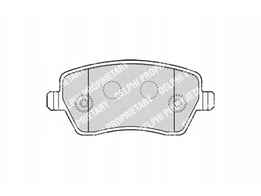 Klocek Hamulcowy Kpl. Lp1865