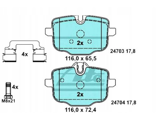 Klocek Hamulcowy Kpl. 13.0470-2716.2