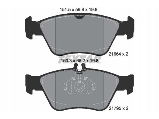 Klocek Hamulcowy Kpl. 2166404