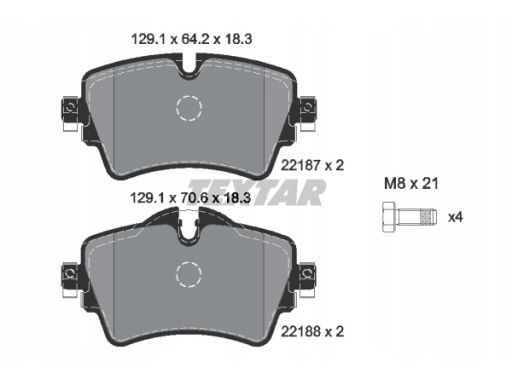 Klocek Hamulcowy Kpl. 2218701