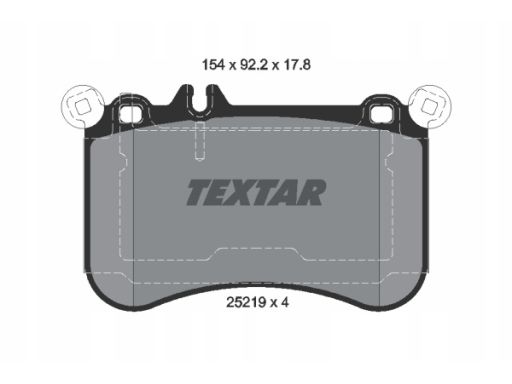 Klocek Hamulcowy Kpl. 2521902