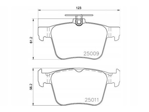 Klocek Hamulcowy Kpl. 2500901
