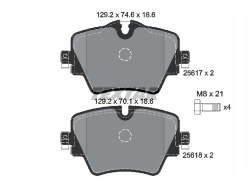 Klocek Hamulcowy Kpl. 2561701