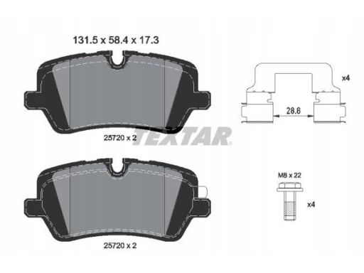 Klocek Hamulcowy Kpl. 2572001